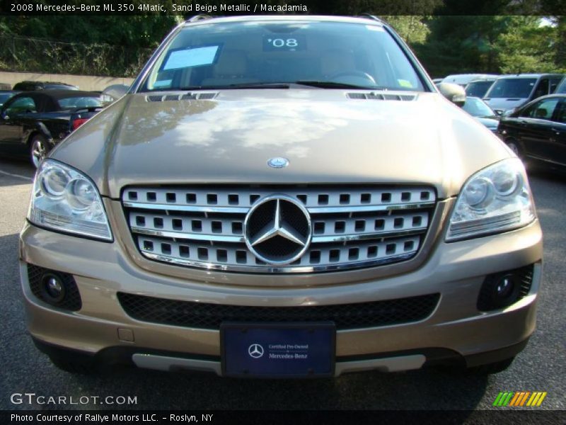 Sand Beige Metallic / Macadamia 2008 Mercedes-Benz ML 350 4Matic