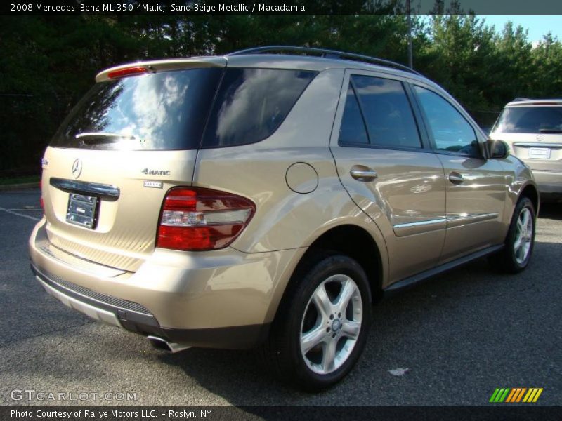 Sand Beige Metallic / Macadamia 2008 Mercedes-Benz ML 350 4Matic