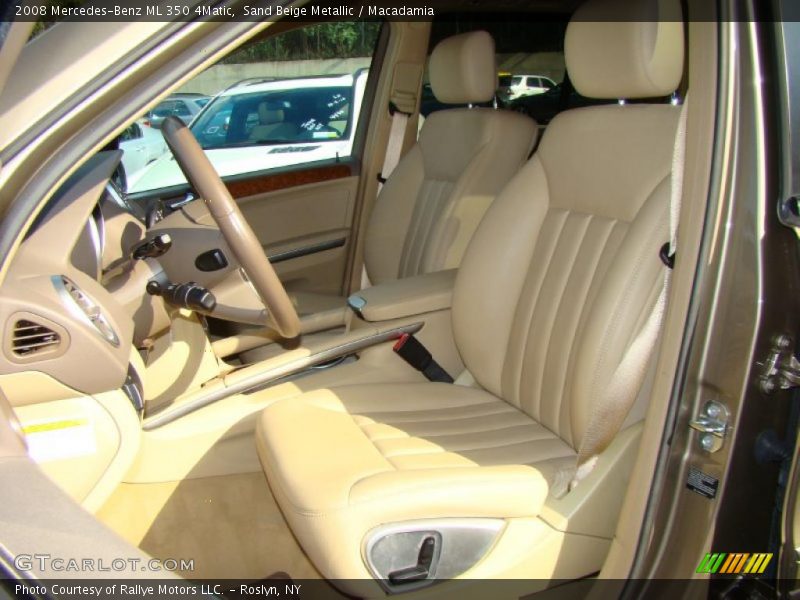 Sand Beige Metallic / Macadamia 2008 Mercedes-Benz ML 350 4Matic