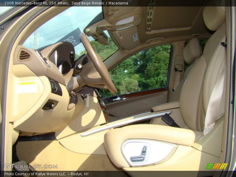 Sand Beige Metallic / Macadamia 2008 Mercedes-Benz ML 350 4Matic