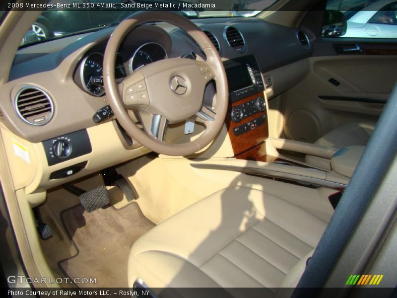 Sand Beige Metallic / Macadamia 2008 Mercedes-Benz ML 350 4Matic