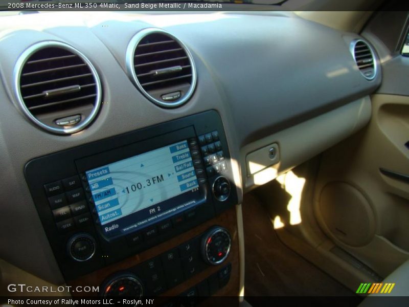 Sand Beige Metallic / Macadamia 2008 Mercedes-Benz ML 350 4Matic
