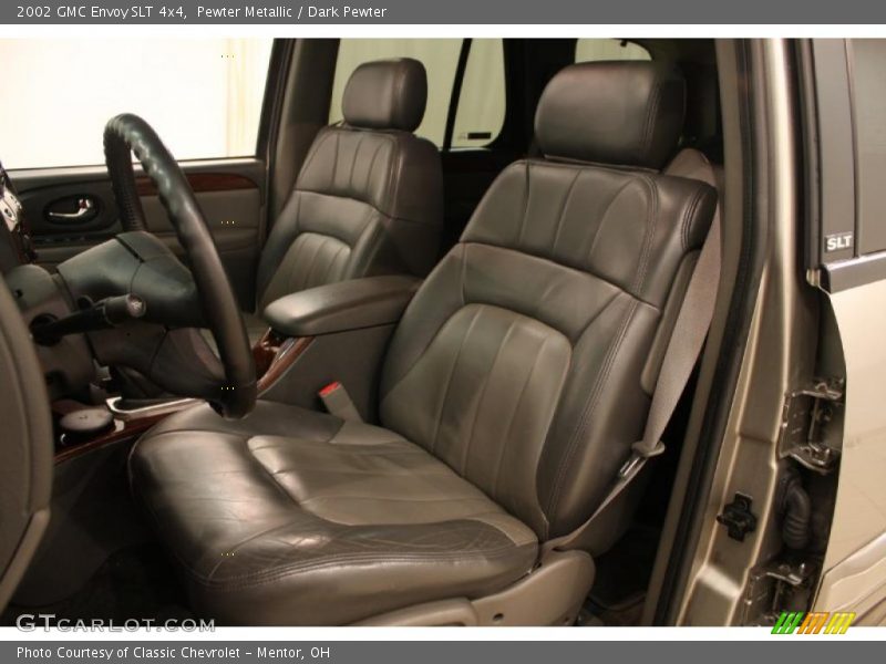 Pewter Metallic / Dark Pewter 2002 GMC Envoy SLT 4x4