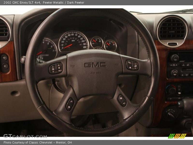 Pewter Metallic / Dark Pewter 2002 GMC Envoy SLT 4x4