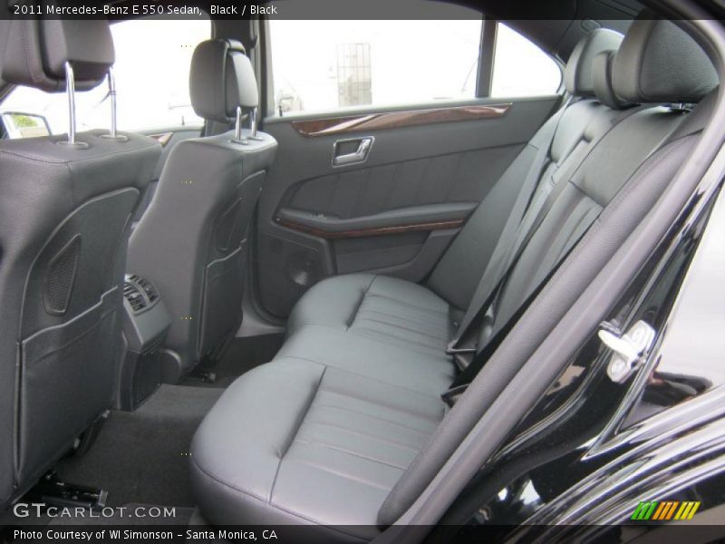 Black / Black 2011 Mercedes-Benz E 550 Sedan