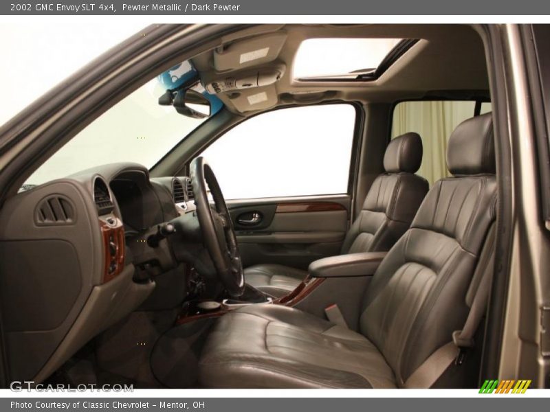 Pewter Metallic / Dark Pewter 2002 GMC Envoy SLT 4x4