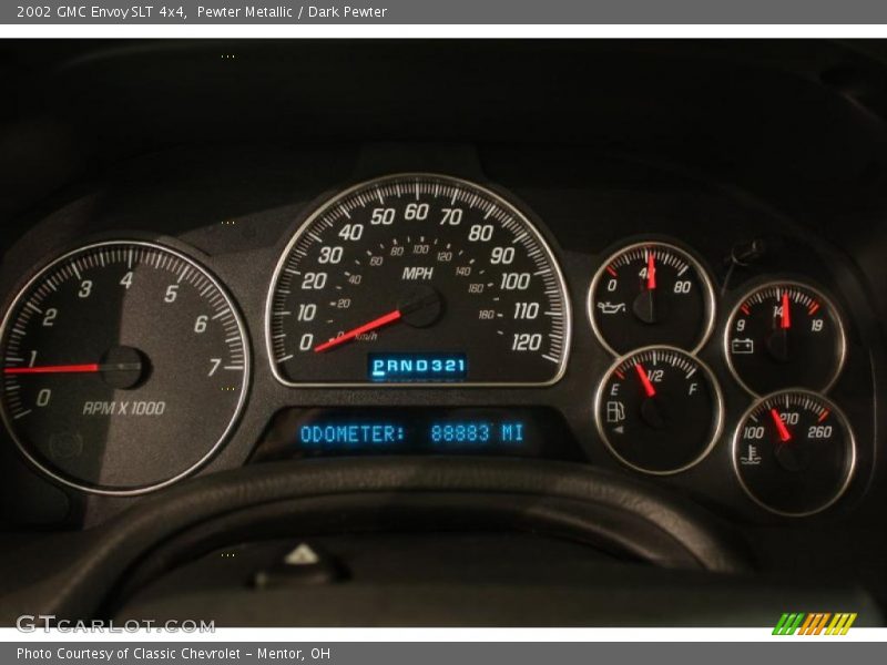 Pewter Metallic / Dark Pewter 2002 GMC Envoy SLT 4x4