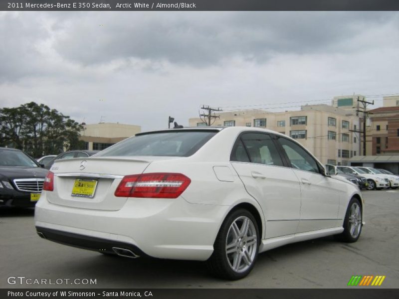 Arctic White / Almond/Black 2011 Mercedes-Benz E 350 Sedan