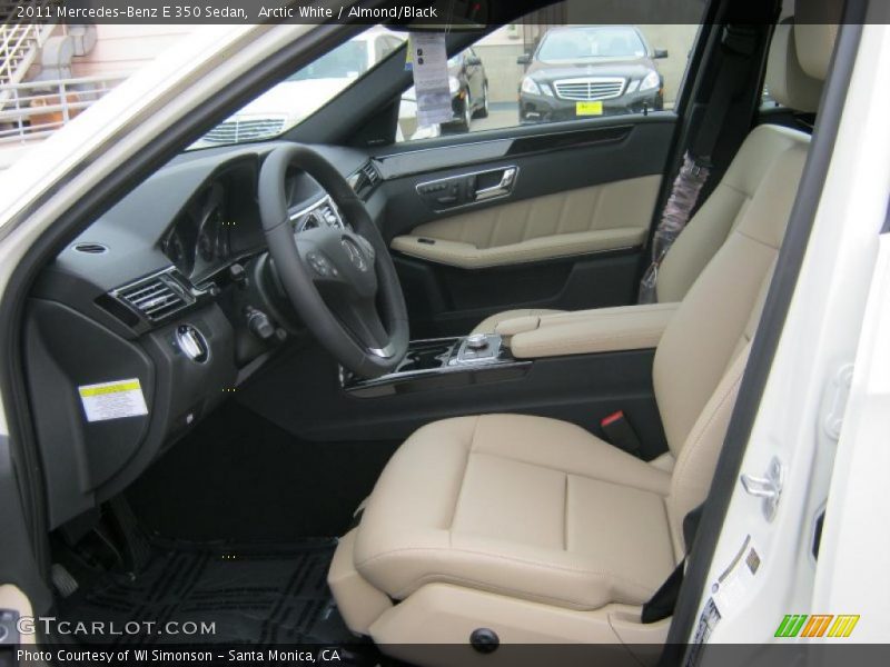 Arctic White / Almond/Black 2011 Mercedes-Benz E 350 Sedan