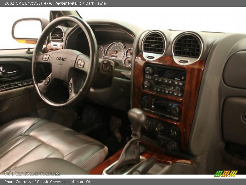 Pewter Metallic / Dark Pewter 2002 GMC Envoy SLT 4x4