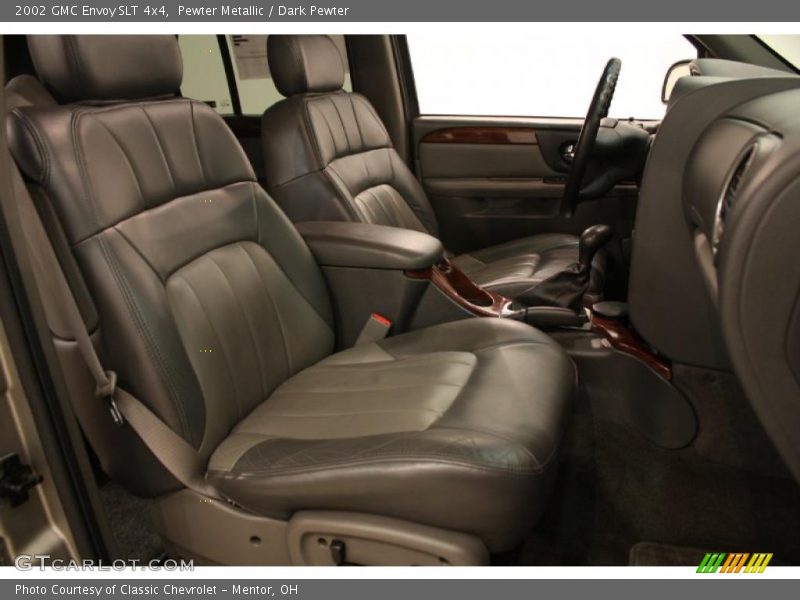 Pewter Metallic / Dark Pewter 2002 GMC Envoy SLT 4x4