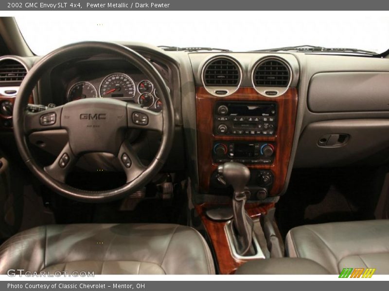 Pewter Metallic / Dark Pewter 2002 GMC Envoy SLT 4x4