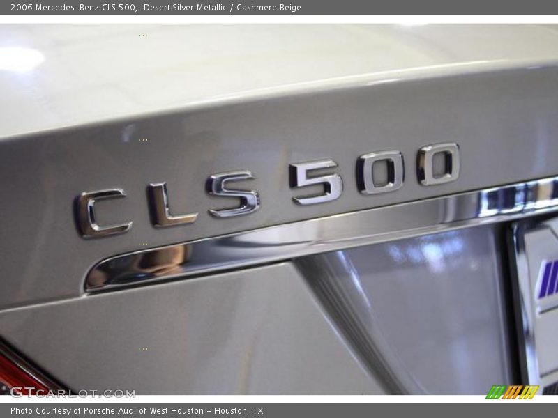 Desert Silver Metallic / Cashmere Beige 2006 Mercedes-Benz CLS 500