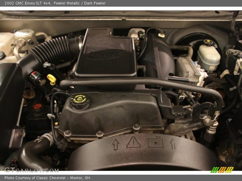 Pewter Metallic / Dark Pewter 2002 GMC Envoy SLT 4x4