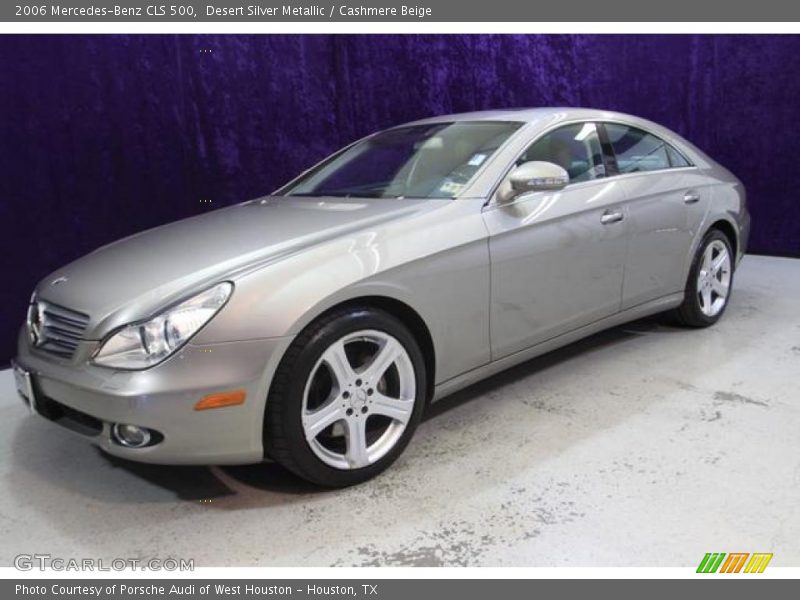 Desert Silver Metallic / Cashmere Beige 2006 Mercedes-Benz CLS 500