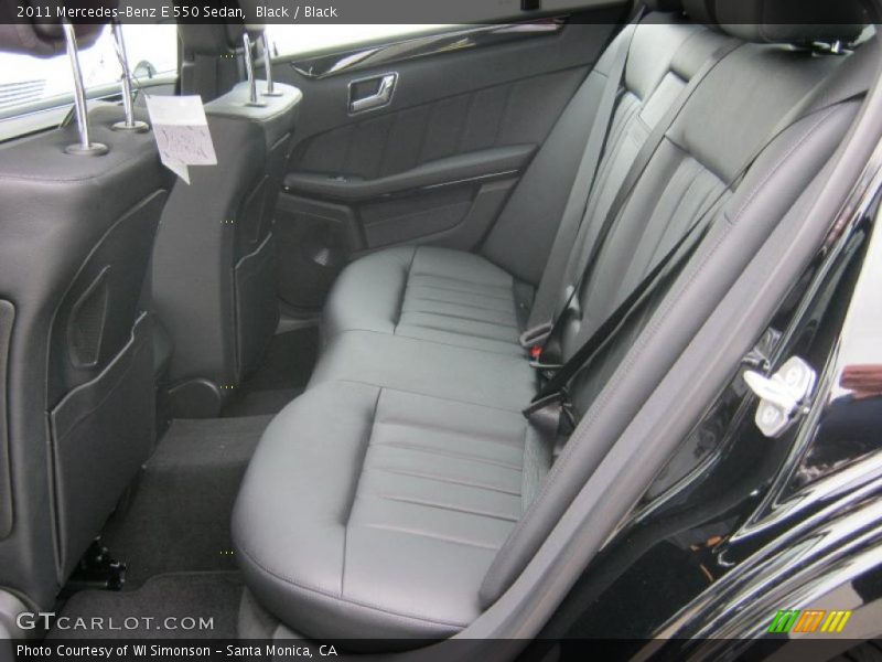 Black / Black 2011 Mercedes-Benz E 550 Sedan