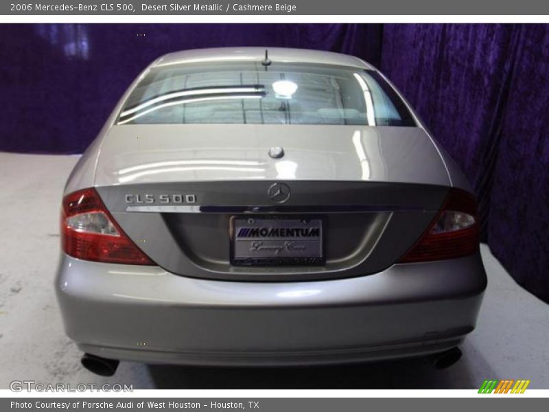 Desert Silver Metallic / Cashmere Beige 2006 Mercedes-Benz CLS 500