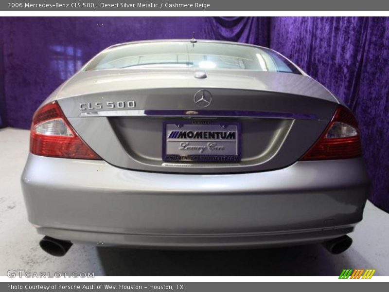 Desert Silver Metallic / Cashmere Beige 2006 Mercedes-Benz CLS 500