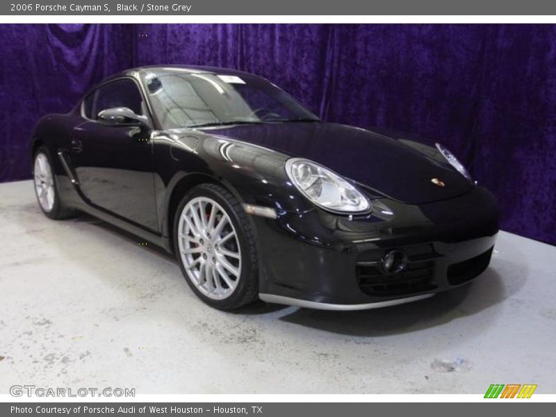 Black / Stone Grey 2006 Porsche Cayman S