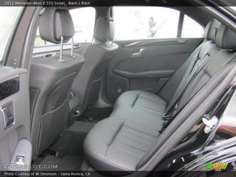 Black / Black 2011 Mercedes-Benz E 550 Sedan