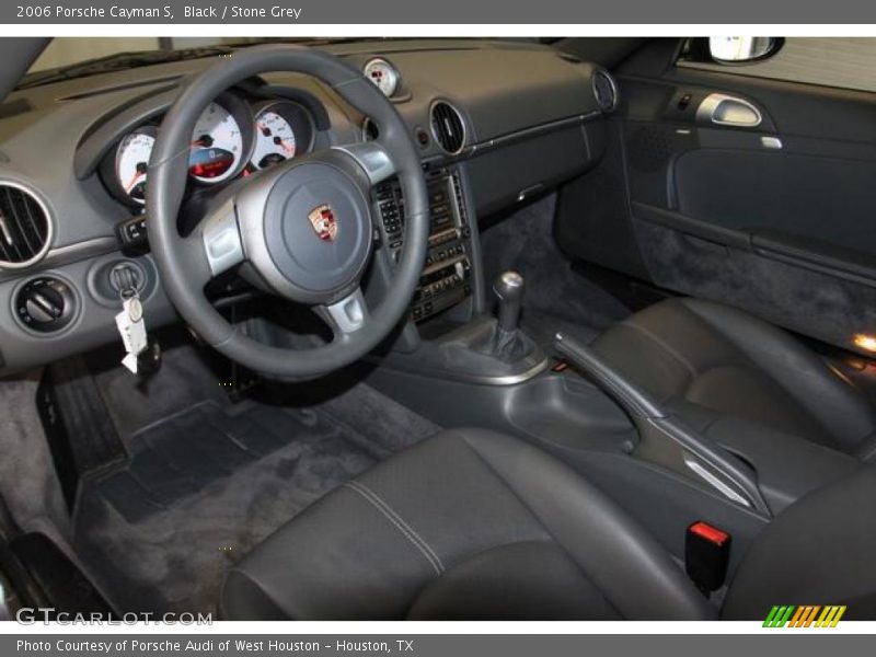 Black / Stone Grey 2006 Porsche Cayman S