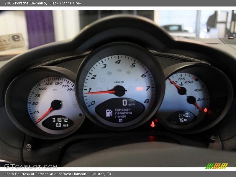 Black / Stone Grey 2006 Porsche Cayman S