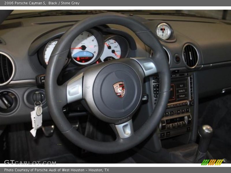 Black / Stone Grey 2006 Porsche Cayman S