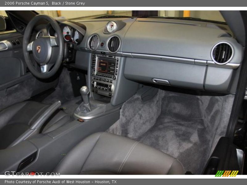 Black / Stone Grey 2006 Porsche Cayman S