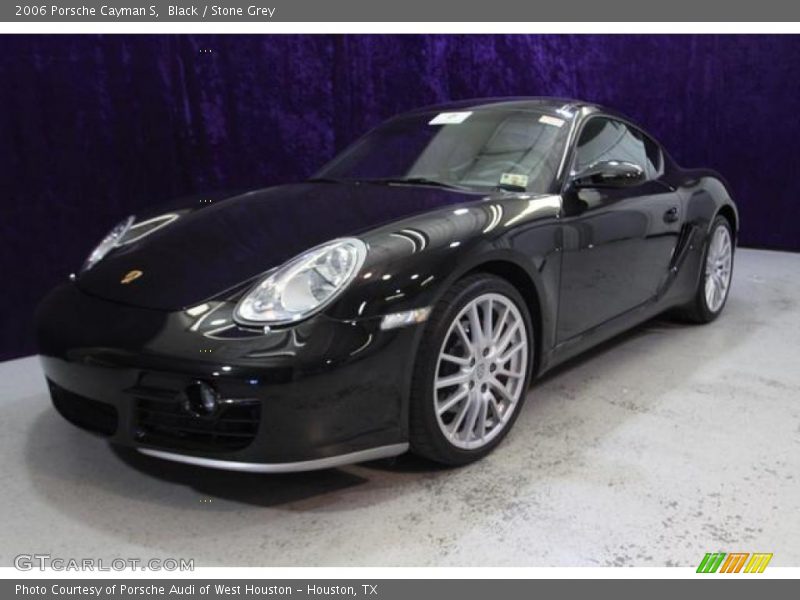 Black / Stone Grey 2006 Porsche Cayman S