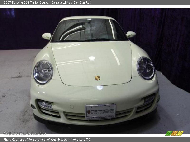 Carrara White / Can Can Red 2007 Porsche 911 Turbo Coupe