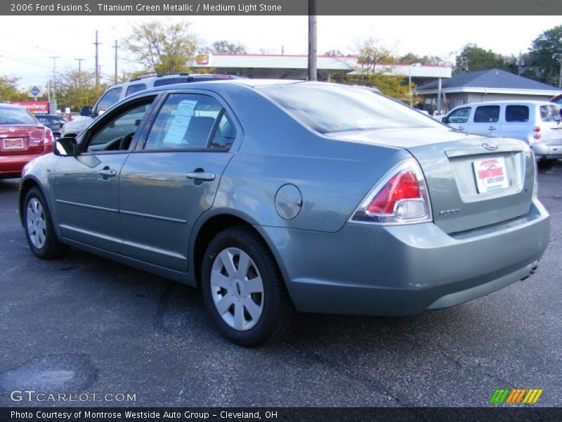 Titanium Green Metallic / Medium Light Stone 2006 Ford Fusion S