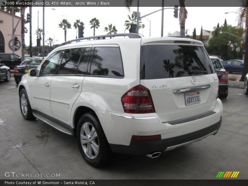 Arctic White / Black 2008 Mercedes-Benz GL 450 4Matic