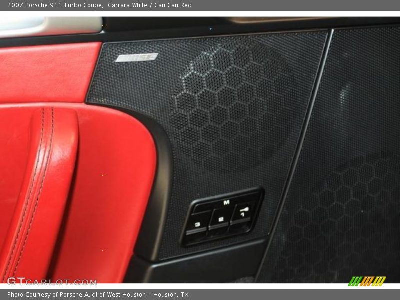 Carrara White / Can Can Red 2007 Porsche 911 Turbo Coupe