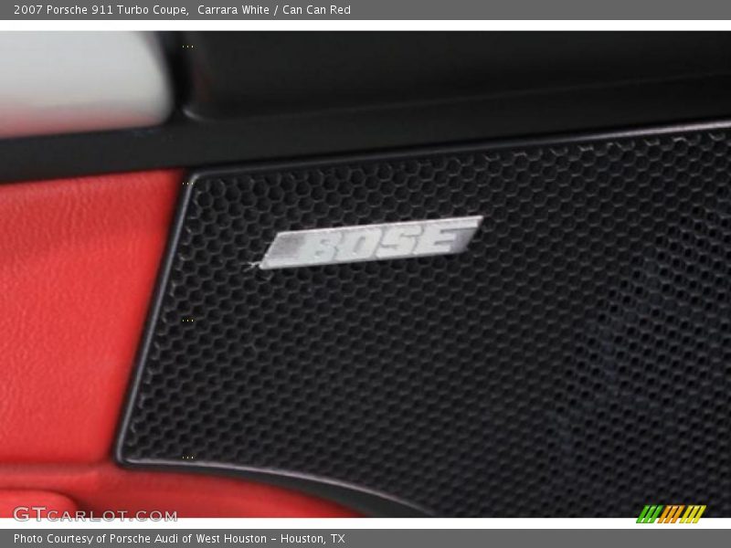 Carrara White / Can Can Red 2007 Porsche 911 Turbo Coupe