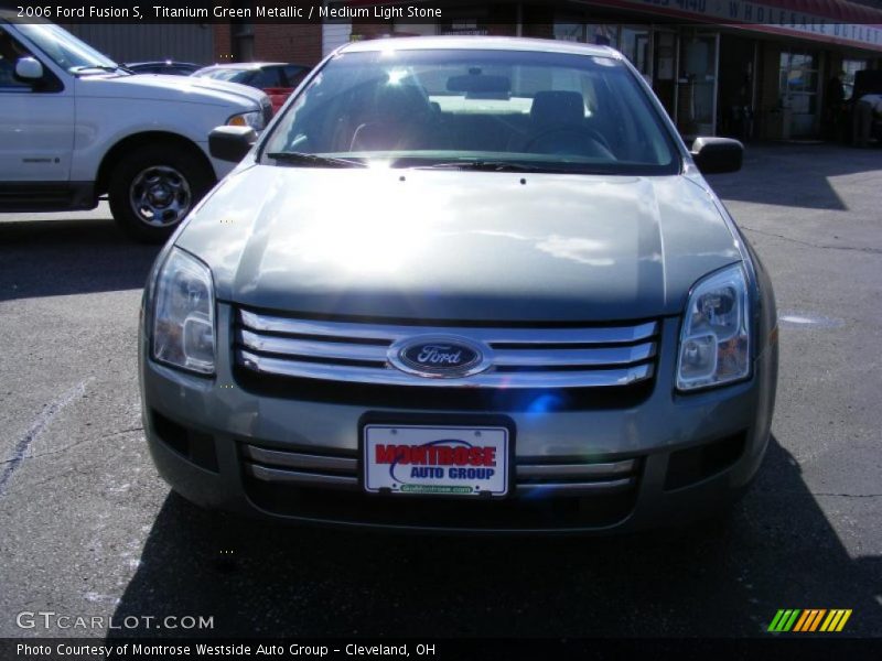 Titanium Green Metallic / Medium Light Stone 2006 Ford Fusion S