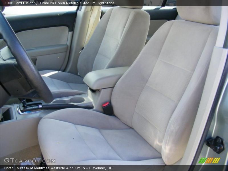 Titanium Green Metallic / Medium Light Stone 2006 Ford Fusion S