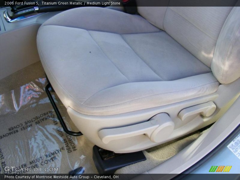 Titanium Green Metallic / Medium Light Stone 2006 Ford Fusion S