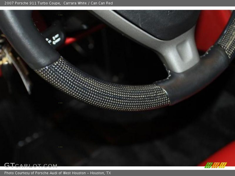 Carrara White / Can Can Red 2007 Porsche 911 Turbo Coupe