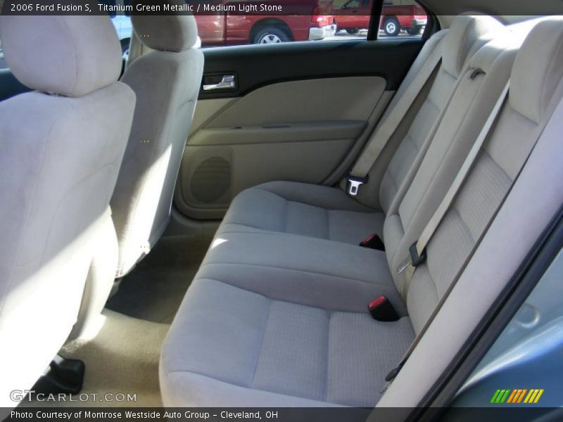 Titanium Green Metallic / Medium Light Stone 2006 Ford Fusion S
