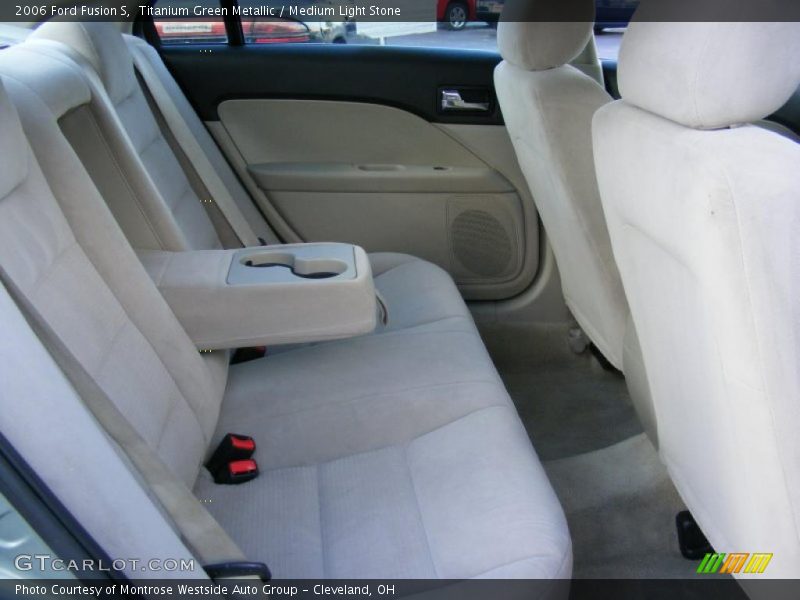 Titanium Green Metallic / Medium Light Stone 2006 Ford Fusion S