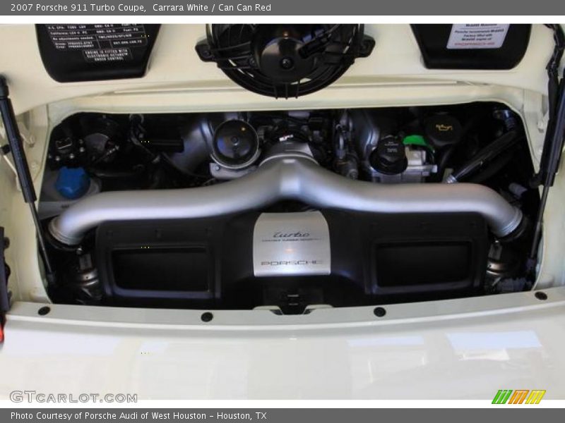  2007 911 Turbo Coupe Engine - 3.6 Liter Twin-Turbocharged DOHC 24V VarioCam Flat 6 Cylinder