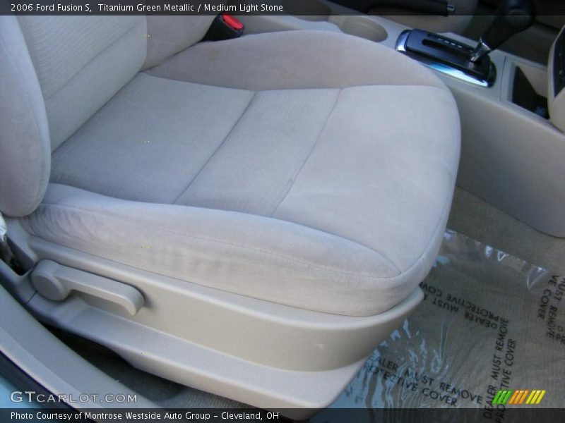 Titanium Green Metallic / Medium Light Stone 2006 Ford Fusion S