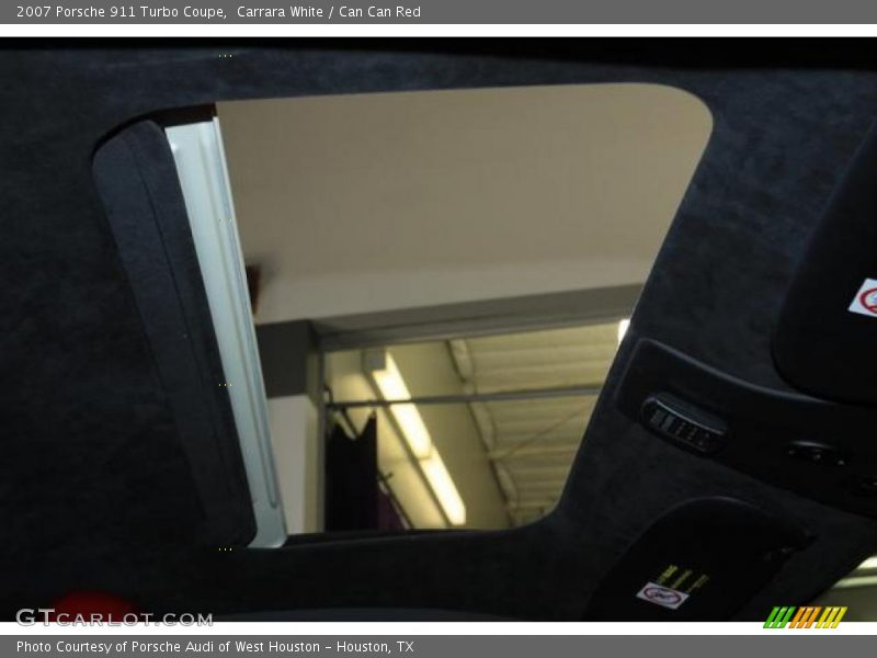 Carrara White / Can Can Red 2007 Porsche 911 Turbo Coupe
