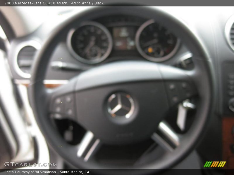 Arctic White / Black 2008 Mercedes-Benz GL 450 4Matic