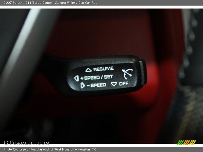Carrara White / Can Can Red 2007 Porsche 911 Turbo Coupe