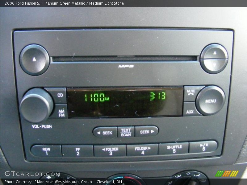 Titanium Green Metallic / Medium Light Stone 2006 Ford Fusion S