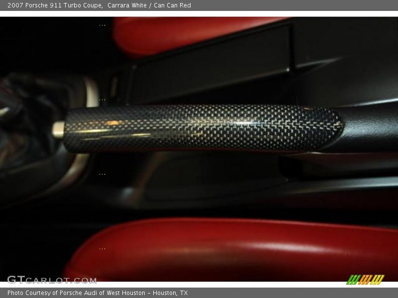 Carrara White / Can Can Red 2007 Porsche 911 Turbo Coupe