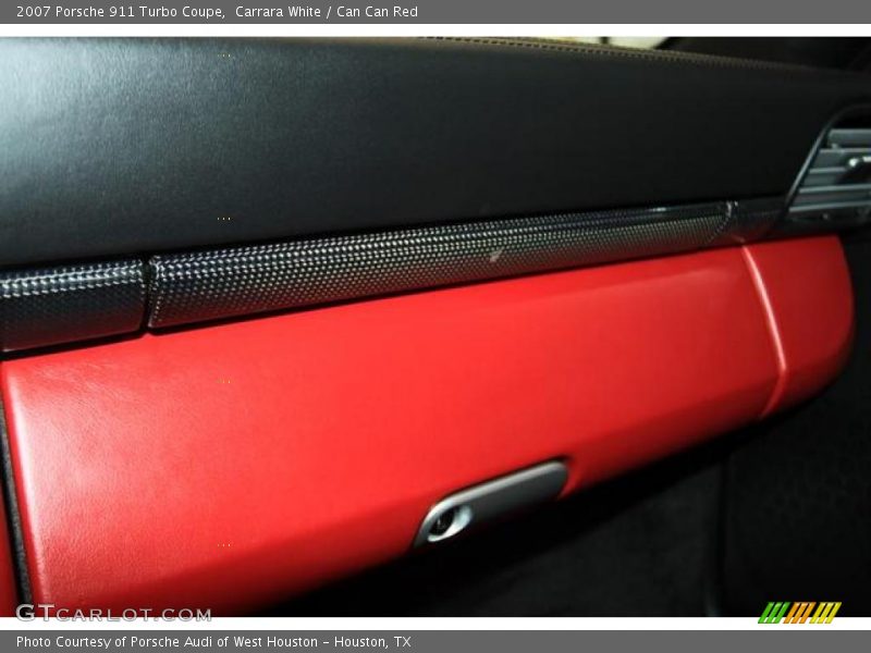 Carrara White / Can Can Red 2007 Porsche 911 Turbo Coupe