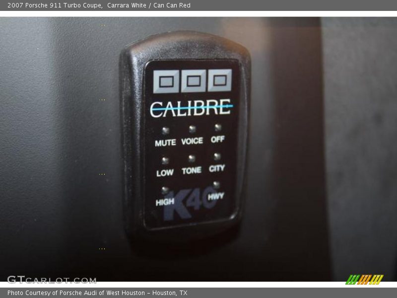 Carrara White / Can Can Red 2007 Porsche 911 Turbo Coupe
