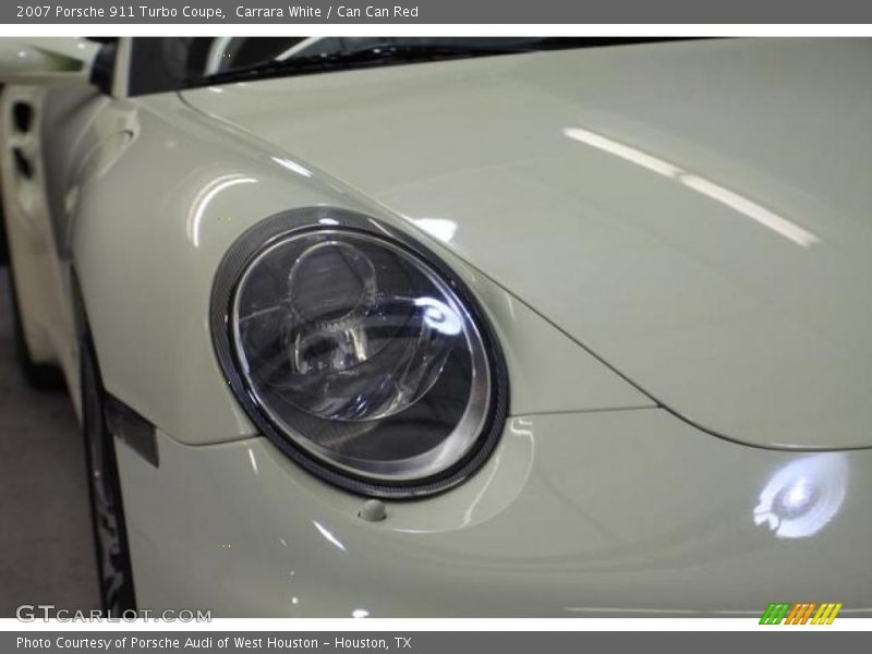 Carrara White / Can Can Red 2007 Porsche 911 Turbo Coupe